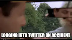 Mom driving screaming at Adam Sandler