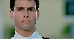 Tom Cruise intense stare down