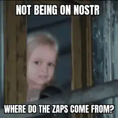 Nostr Girl Peeking Through Window