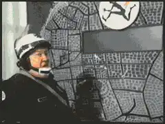 Nigger Alarm sign on map