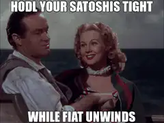 Hodl Your Satoshis Tight While Fiat Unwinds