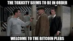 The Godfather handshake bitcoin plebs