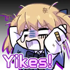 Anime girl crying Yikes