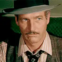 Paul Newman winking