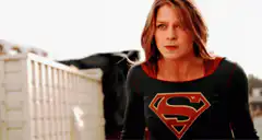 Supergirl uses heat vision