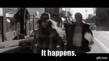 It happens. walking couple