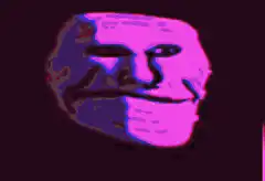 Trollface glitching and flashing