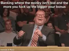 Laughing Man Clapping Banking Bonus