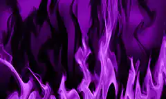 purple smoke flames