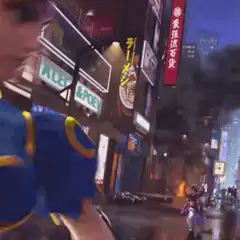 Chun-Li and Juri fighting in Street Fighter