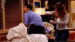 Rachel slapping Ross