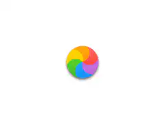 Colorful pinwheel spinning