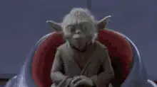 Yoda nodding yes