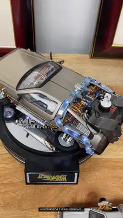 Back to the Future DeLorean model