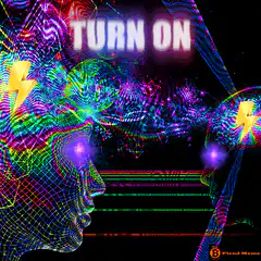 Neon wireframe heads turn on tune in