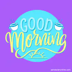 Good Morning animated greeting card