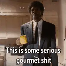 Samuel L. Jackson gourmet shit