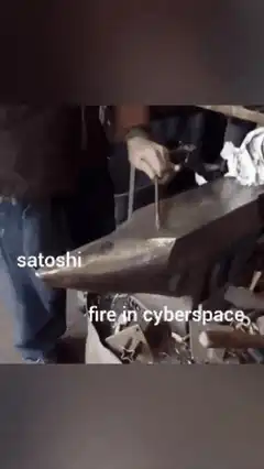 Blacksmith makes fire in cyberspace
