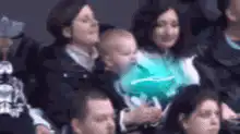Baby glowing with energy