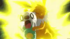 Jake and Finn glowing yellow