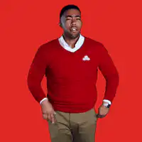 Noah Centineo red sweater yup