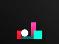 Colorful geometric shapes animation