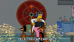 Professor Frink Electrical Zapping