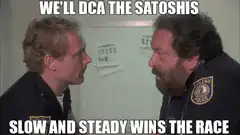 We'll DCA the Satoshis Slow and Steady