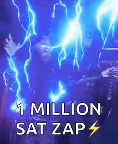 1 Million Sat Zap