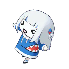 Chibi character spinning around