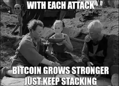 The Seventh Seal Bitcoin Stacking Meme