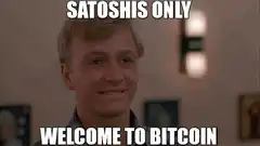 Satoshi's Only Welcome To Bitcoin