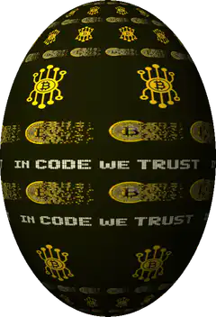 Rotating Bitcoin Egg