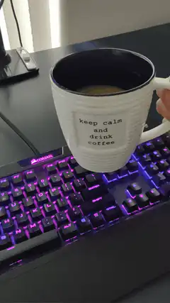 keep calm and drink coffee mug