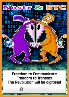 Nostr and Bitcoin handshake
