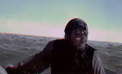 Moby Dick man yelling Damn ye