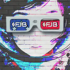 FJB 4D Glasses on Graffiti Wall