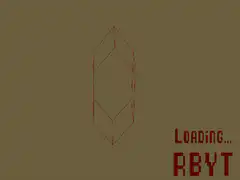 Rusty cube loading animation