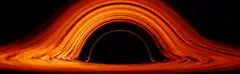 Simulated black hole accretion disk
