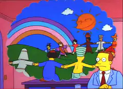 Simpsons diversity circle dance