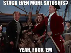 Jack Aubrey hits the target yeah fuck em