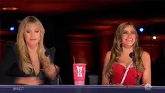 Sofia Vergara and Maria Menounos at AGT judges panel