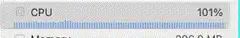 CPU usage over 100%