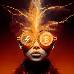 Lightning Bitcoin Glasses