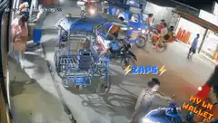 Man gets zapped by lightning on street