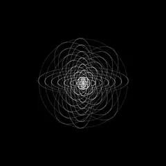 Abstract geometric line art animation