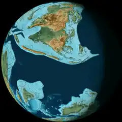 Animated globe rotating