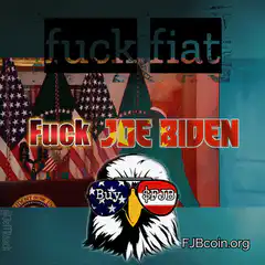 Fuck Joe Biden eagle with FJB coin