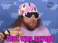 That was savage