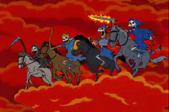 Four Horsemen of the Apocalypse cartoon